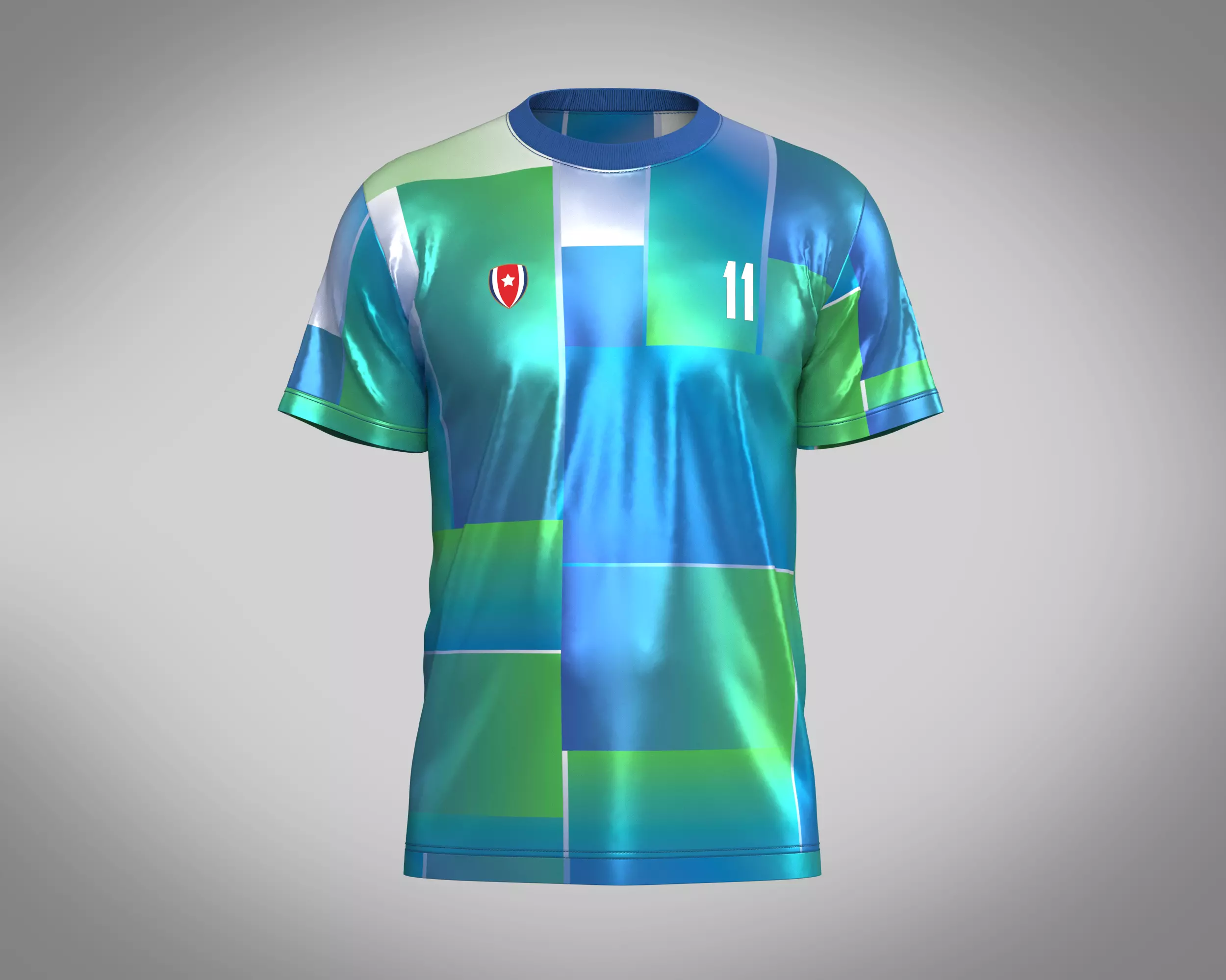 Soccer Printed Jersey-11 3D model_0