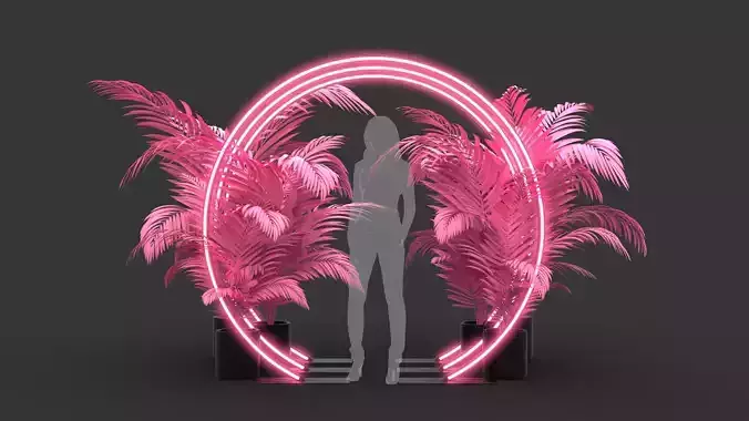 Neon Rings - Photo Opportunity