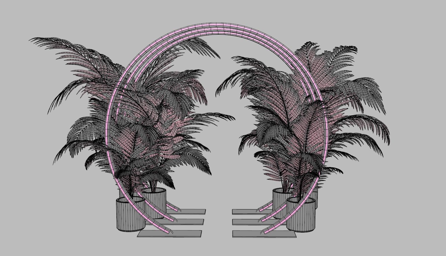 Neon Rings - Photo Opportunity 3D model_6