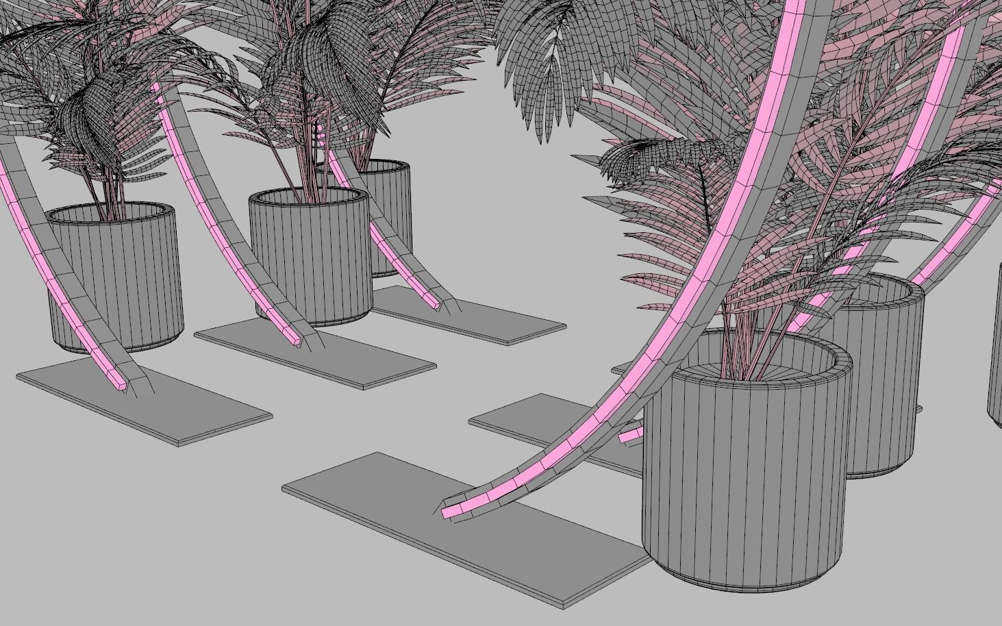 Neon Rings - Photo Opportunity 3D model_8