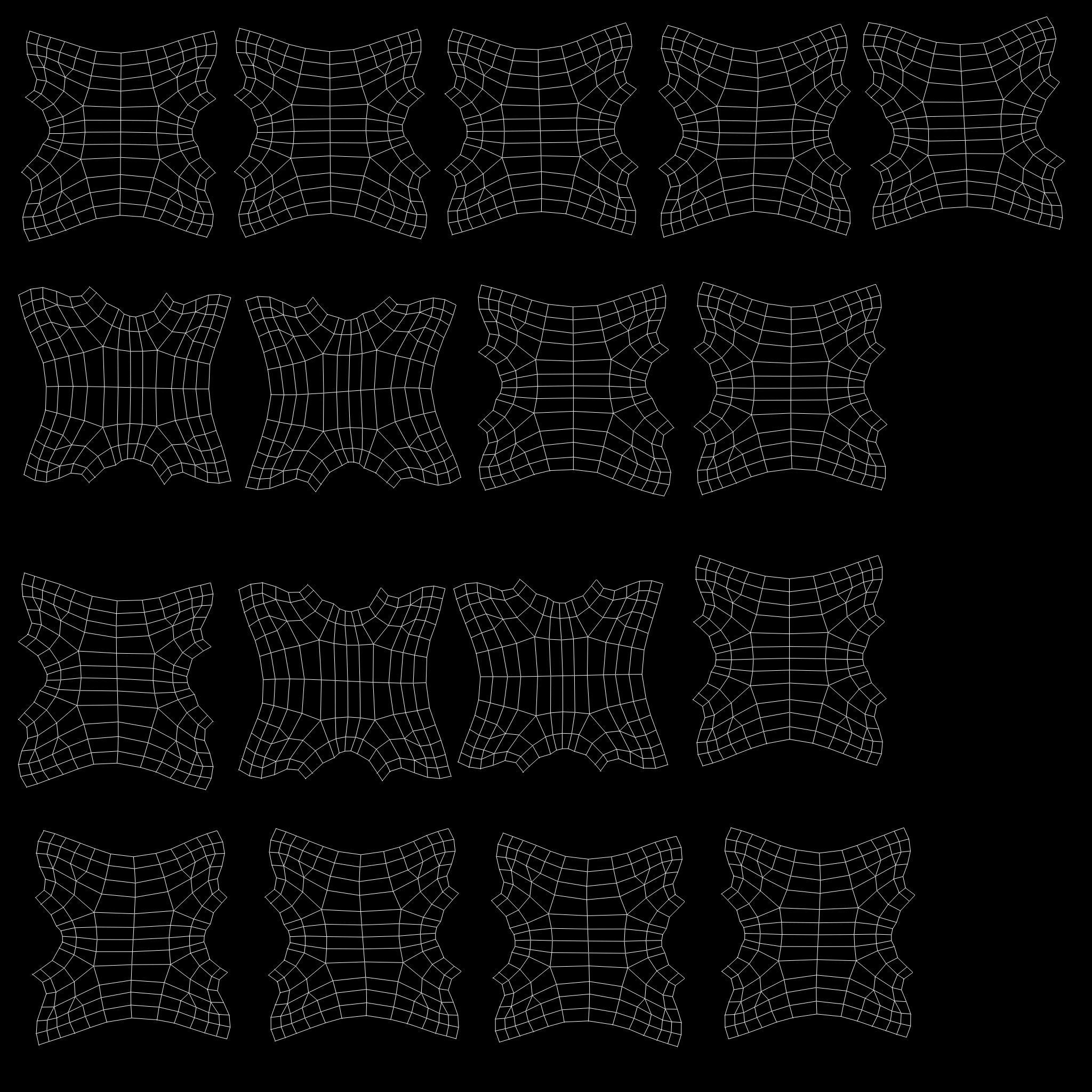 4in1 Female Black Fashion Skirt Outfit Low-poly 3D model_16