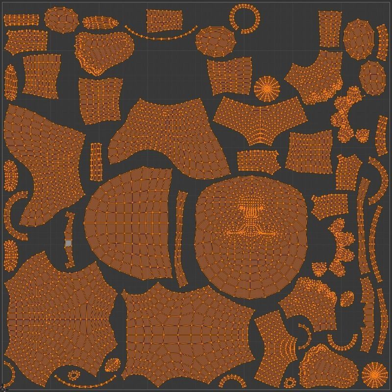 Fighter Boxer Character 23 Low-poly 3D model_6