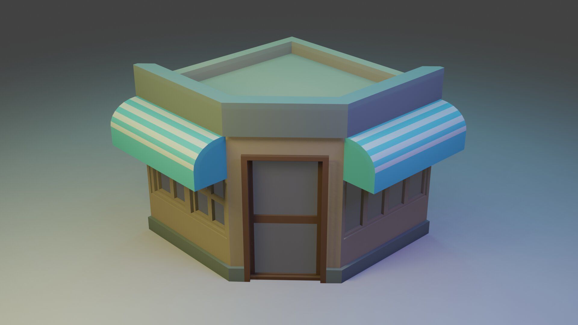 I will create low poly 3d models for games web or animation Low-poly 3D model_2