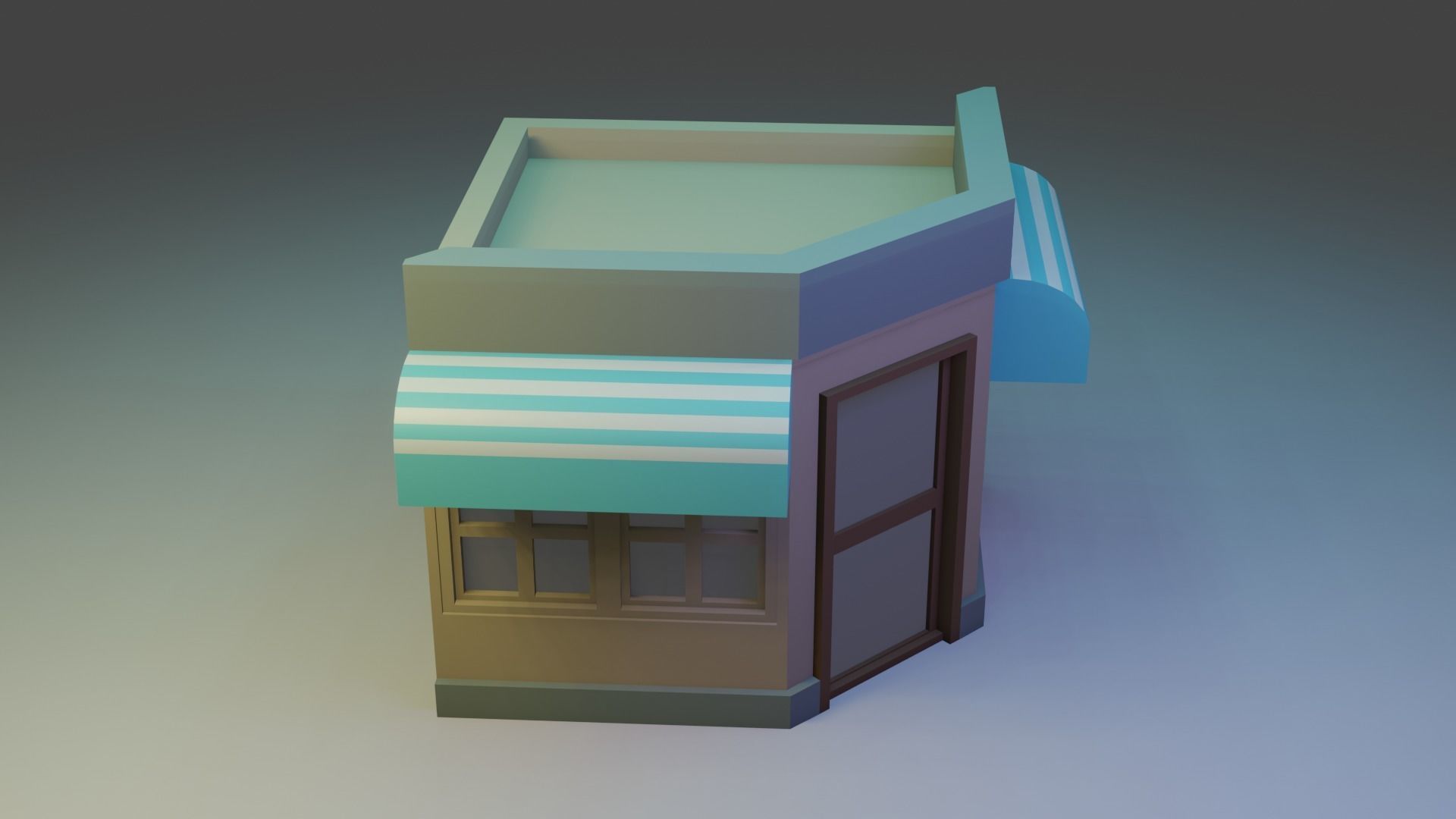 I will create low poly 3d models for games web or animation Low-poly 3D model_3