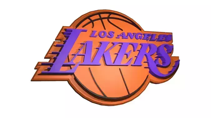 LA Lakers basketball 3D model