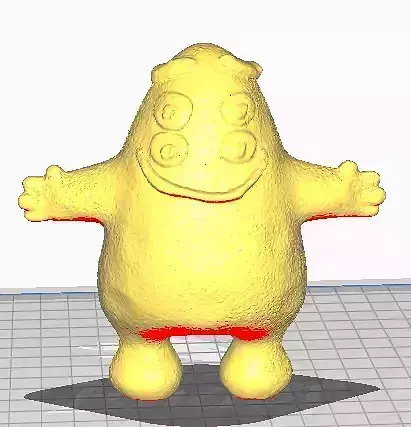 Mc D Toy Grimace 3D print model