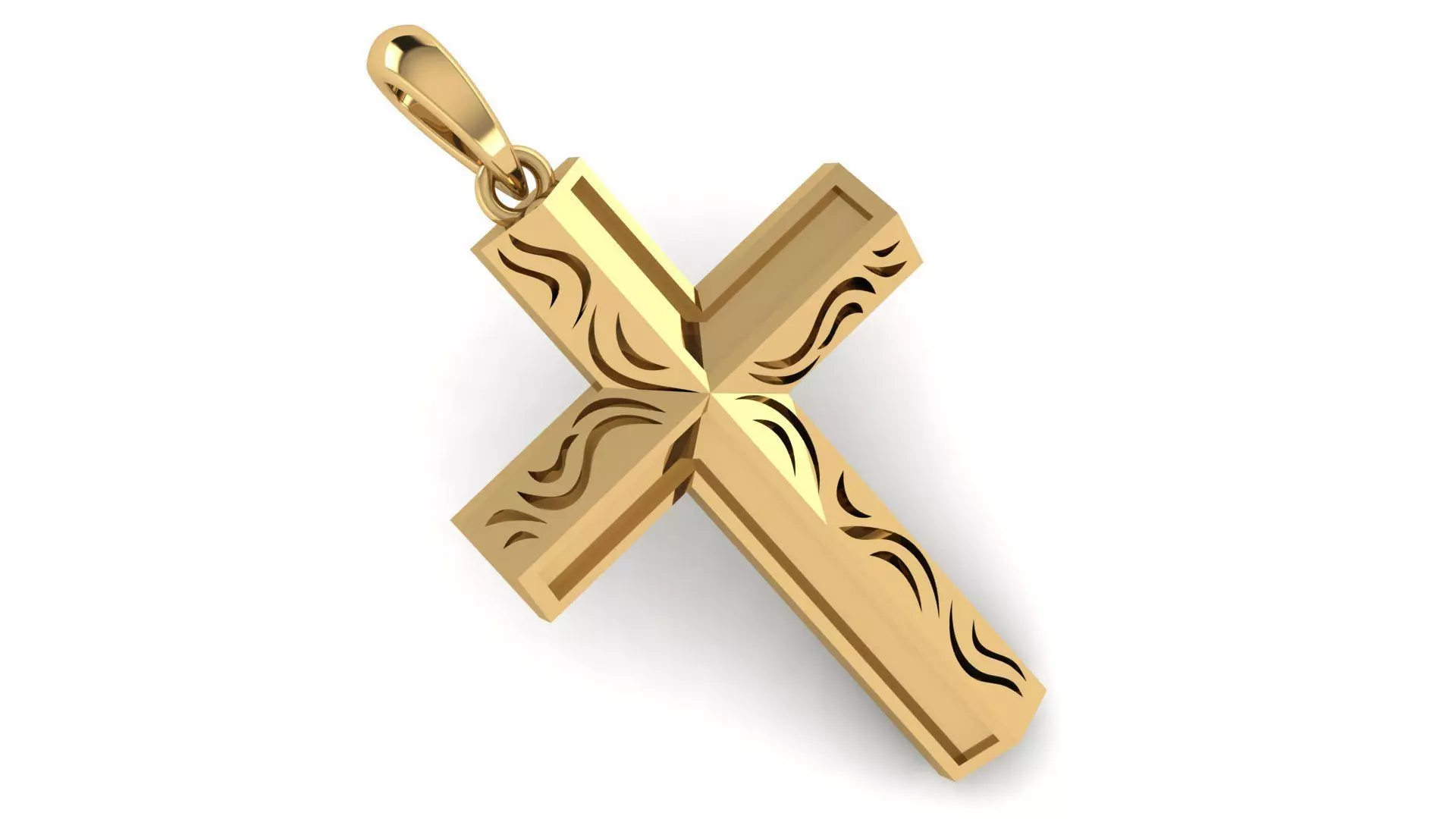 CROSS PENDANT CR160 3D print model_0