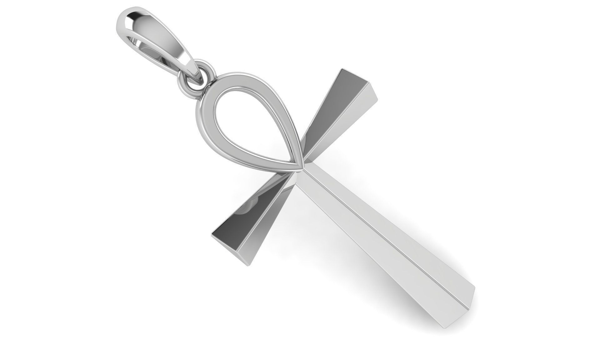 CROSS PENDANT CR161 3D print model_1