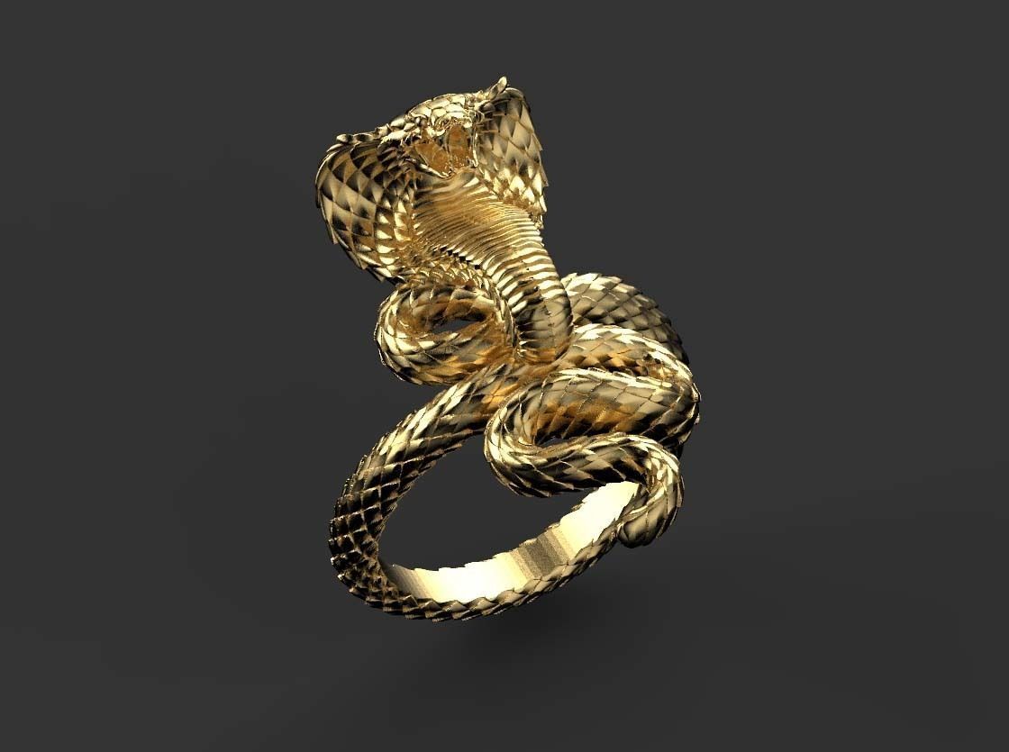 ring cobra 3D print model_15