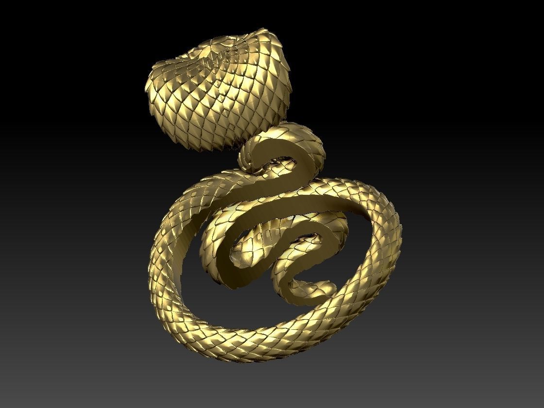 ring cobra 3D print model_10