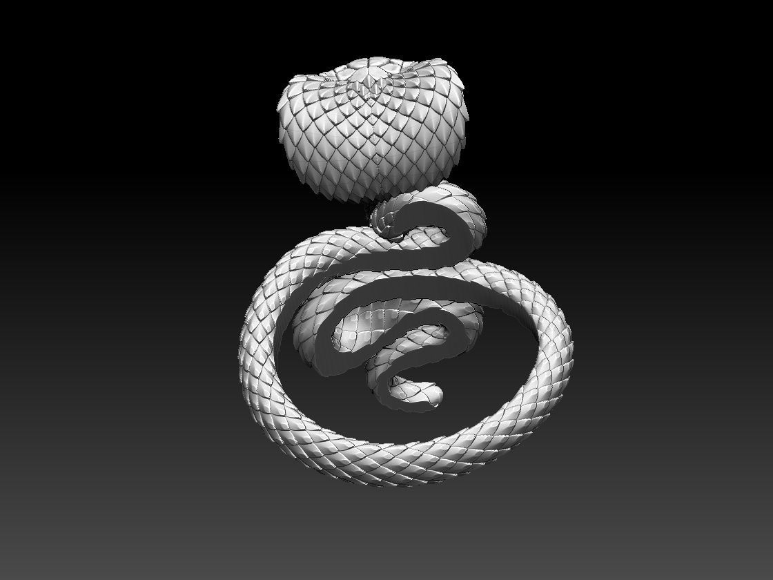 ring cobra 3D print model_4