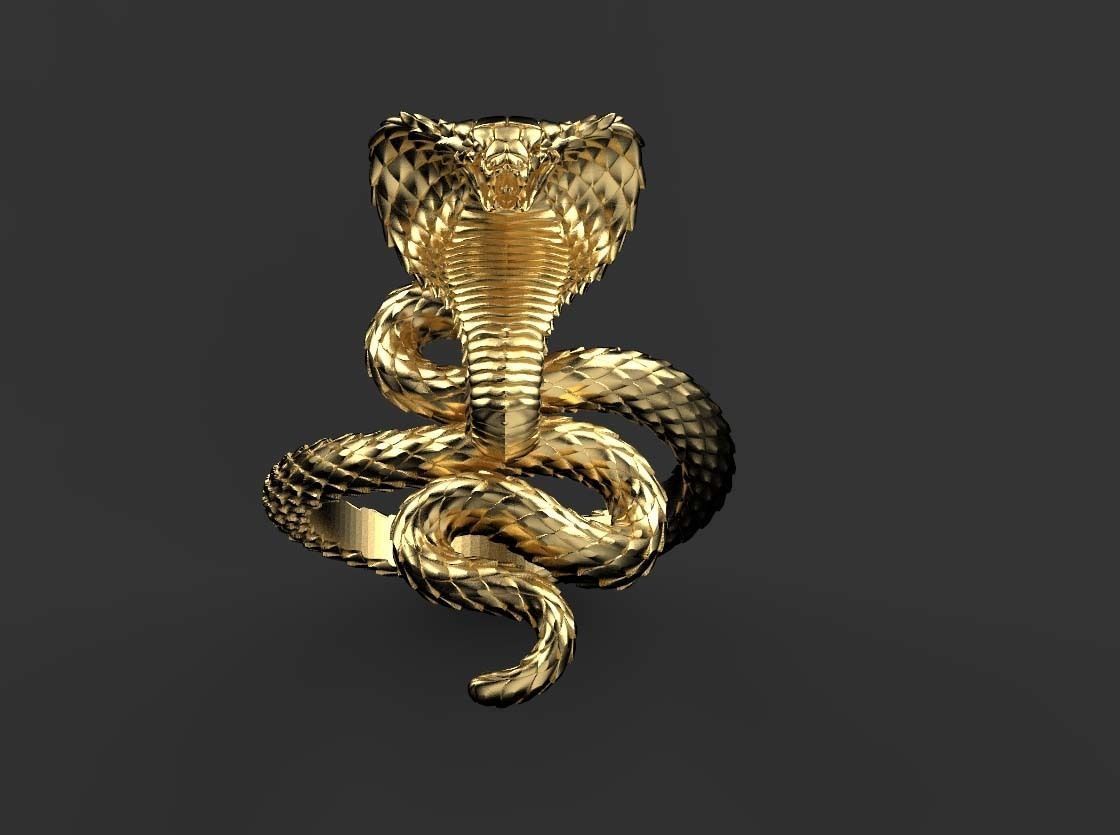 ring cobra 3D print model_16