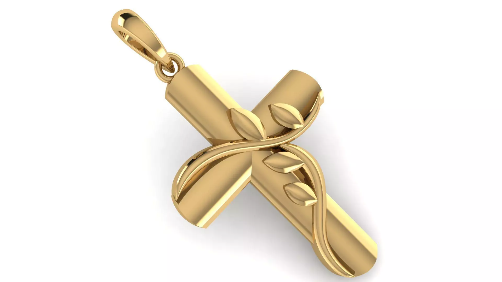 CROSS PENDANT CR162 3D print model_0