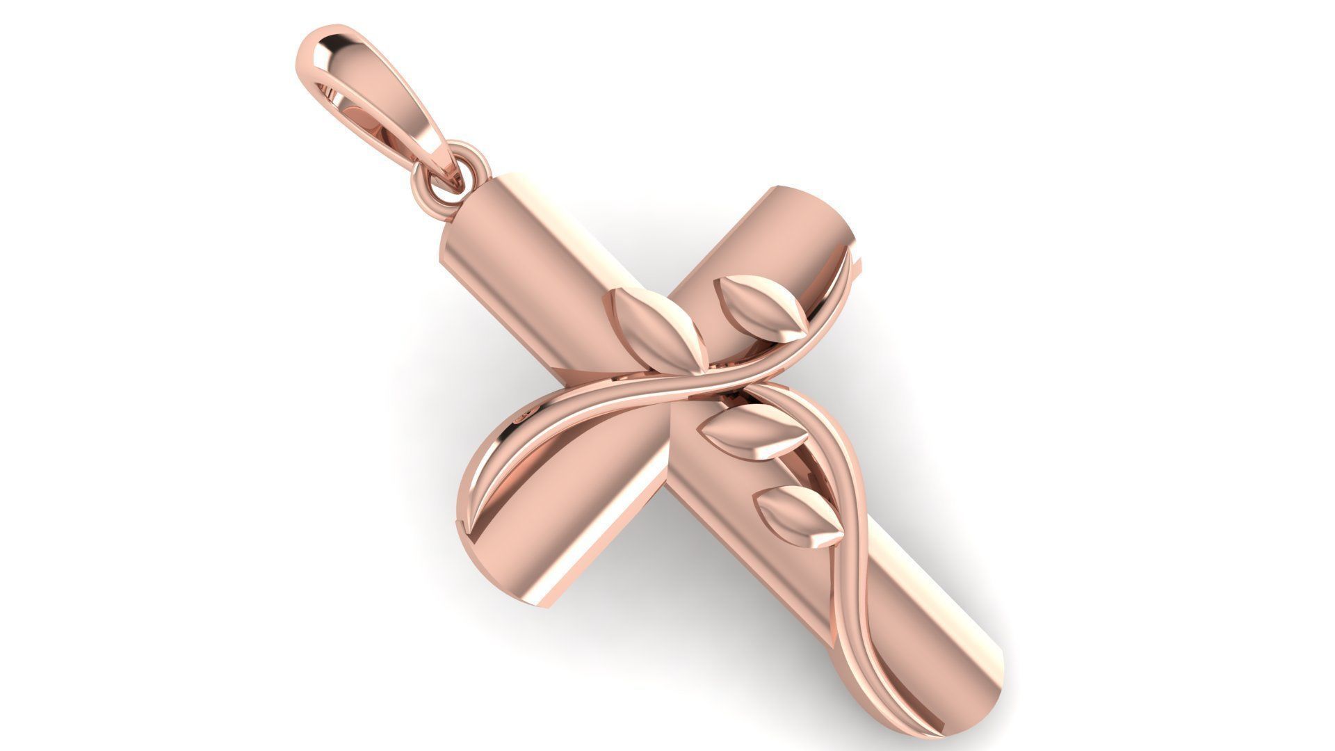 CROSS PENDANT CR162 3D print model_2