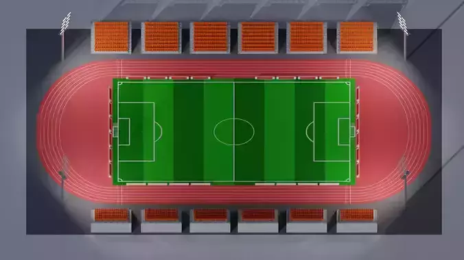 Football soccer stadium seat