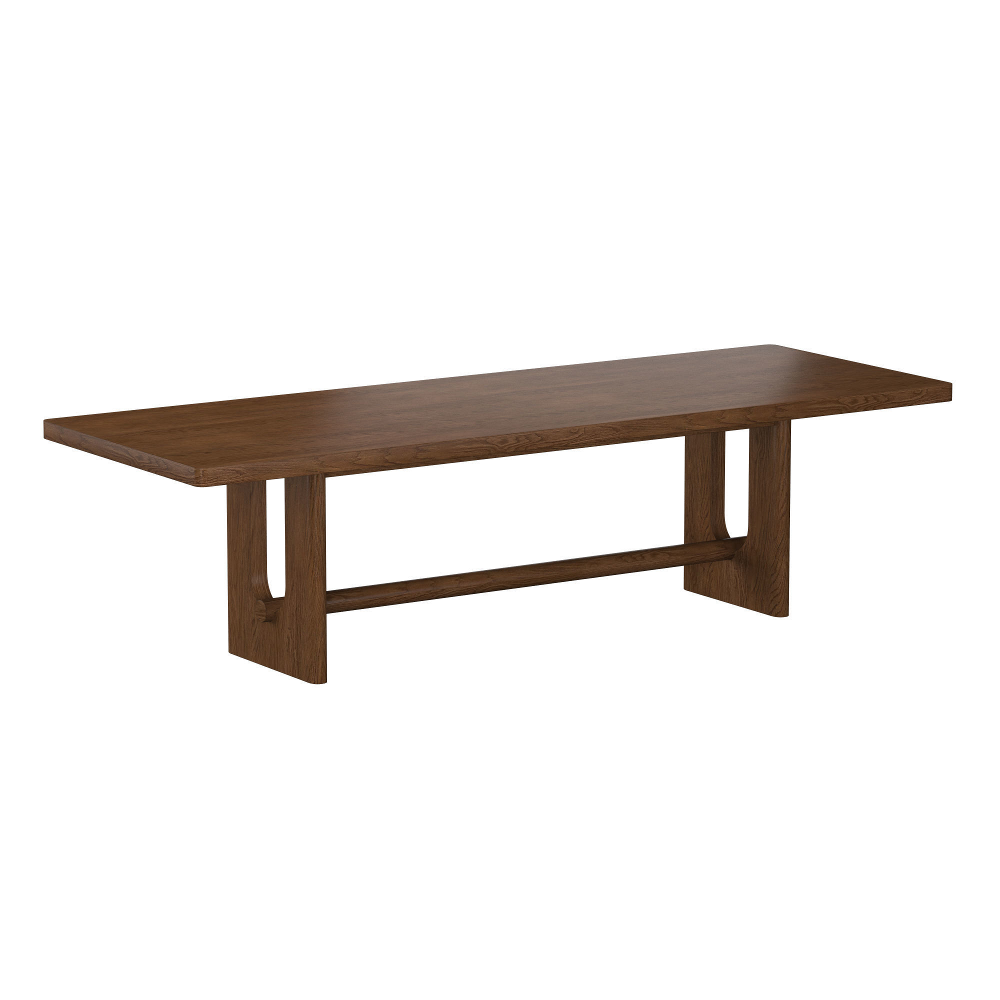 BRETON RECTANGULAR EXTENSION DINING TABLE 3D model_4