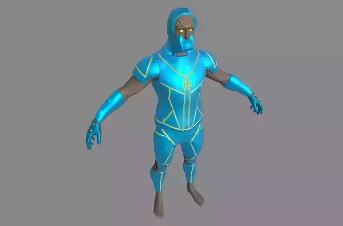 Magic knight blue-yellow colors