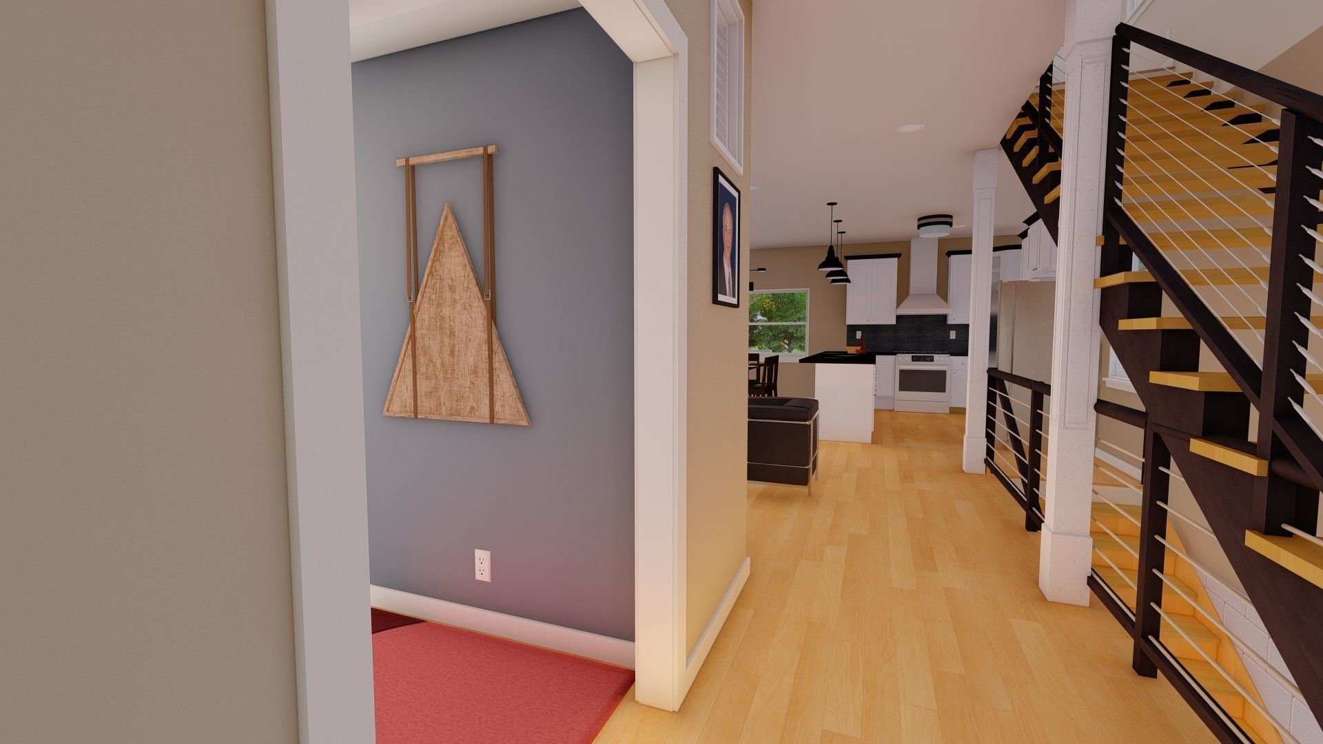 Single Family Home 3D model_4