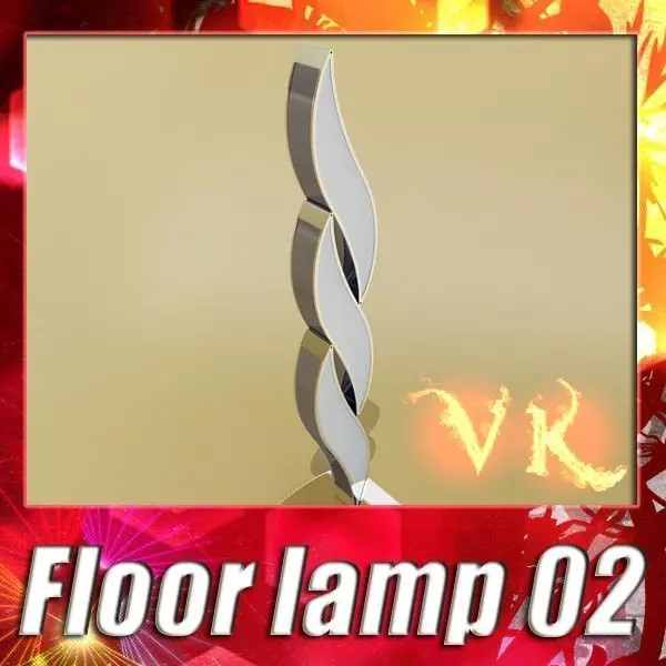 Modern Floor Lamp 02 3D model_0