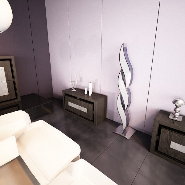 Modern Floor Lamp 02 3D model_6
