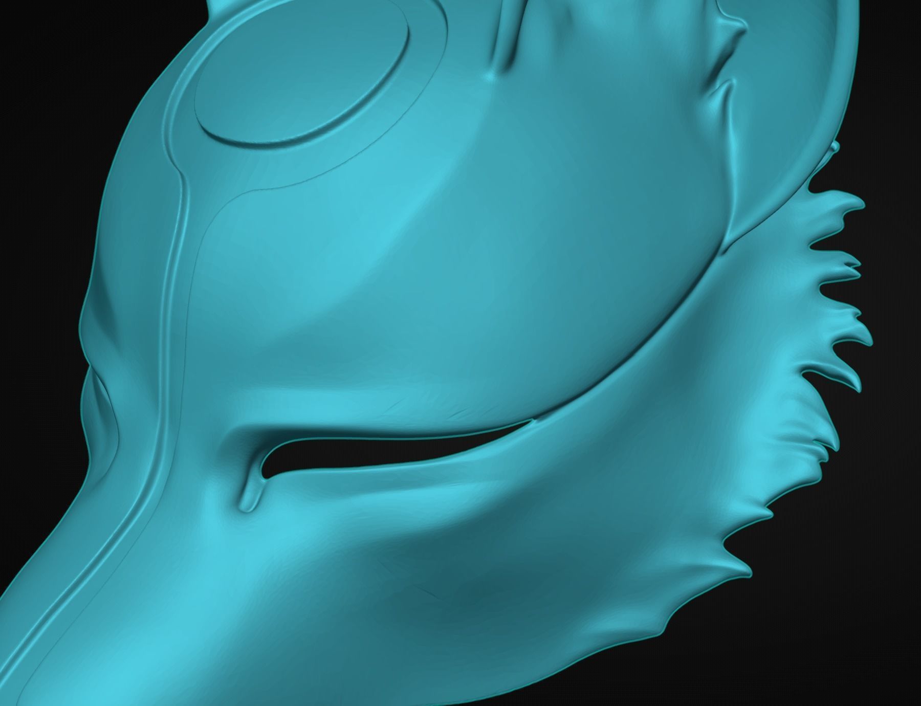 KITSUNE MASK 3D print model_9