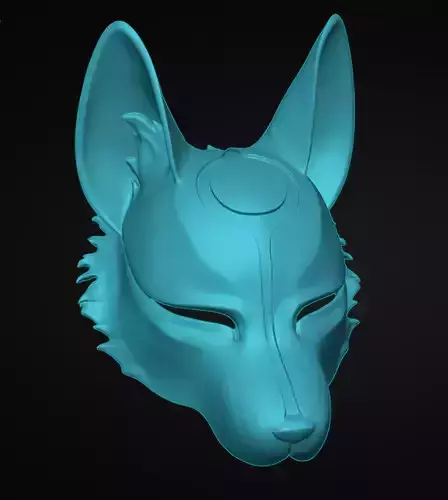 KITSUNE MASK 3D print model KITSUNE MASK 3D print model