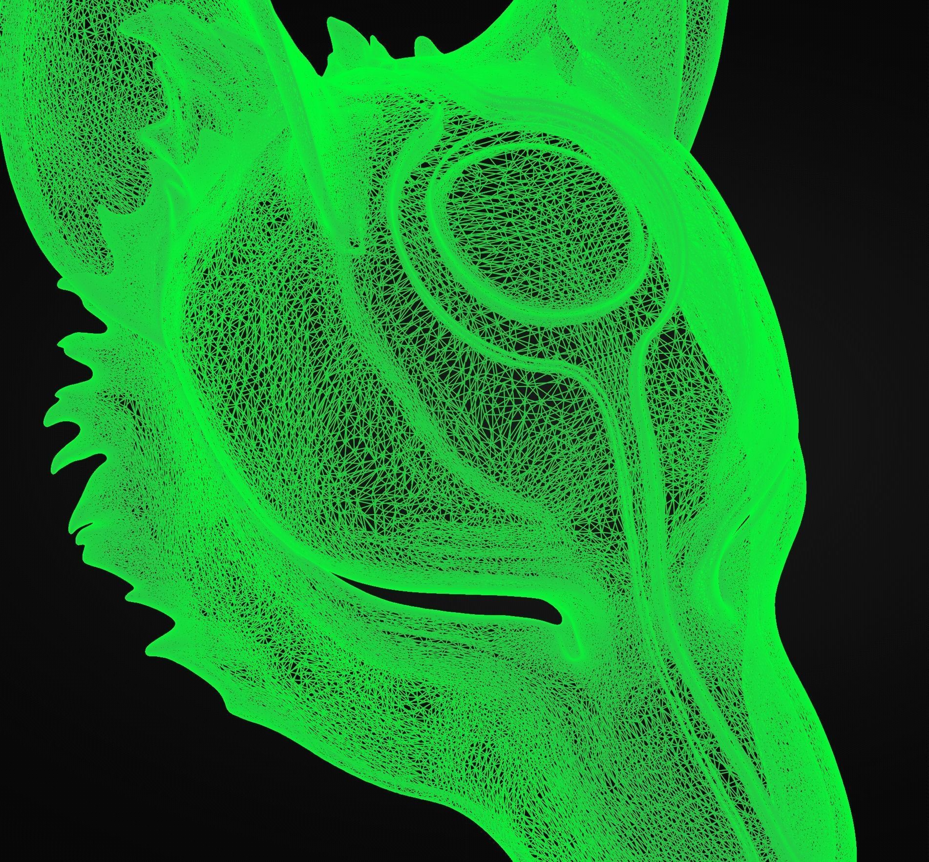 KITSUNE MASK 3D print model_8