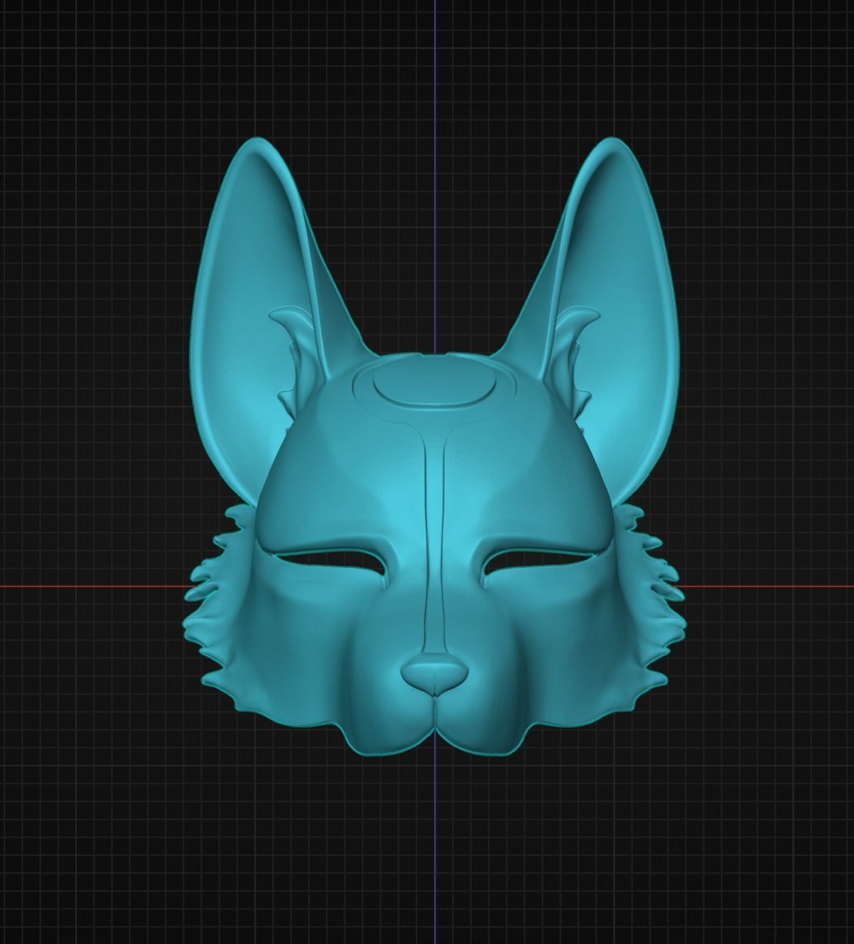 KITSUNE MASK 3D print model_7