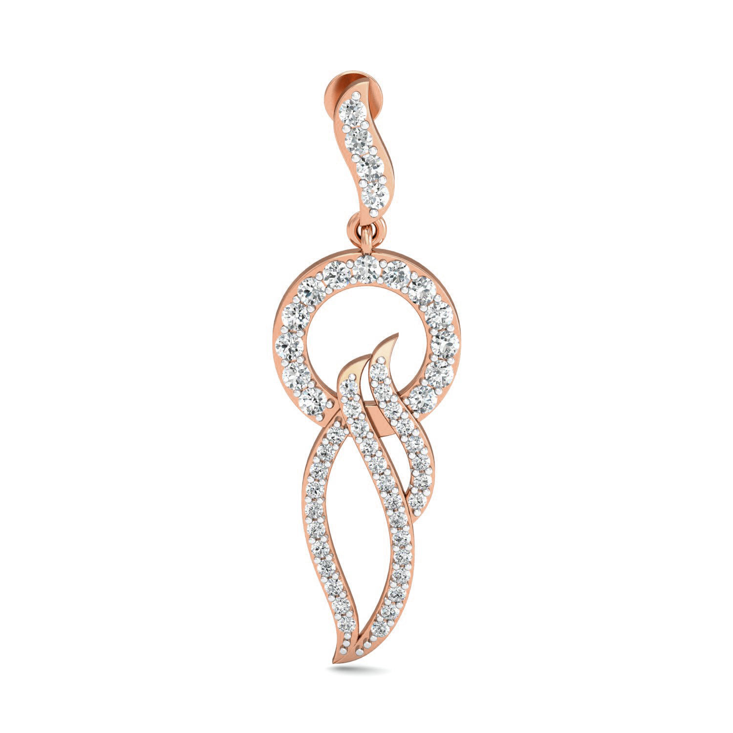 Women long earrings 3dm stl render detail 3D print model_1