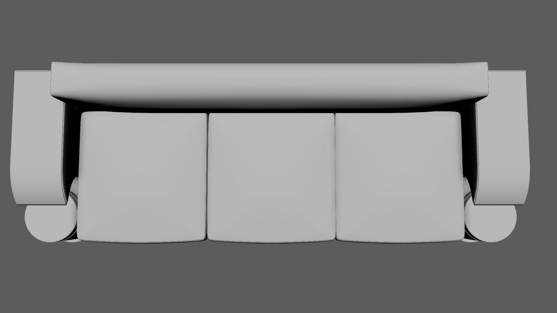 Art Deco Sofa South Africa 1930s 3D model_15