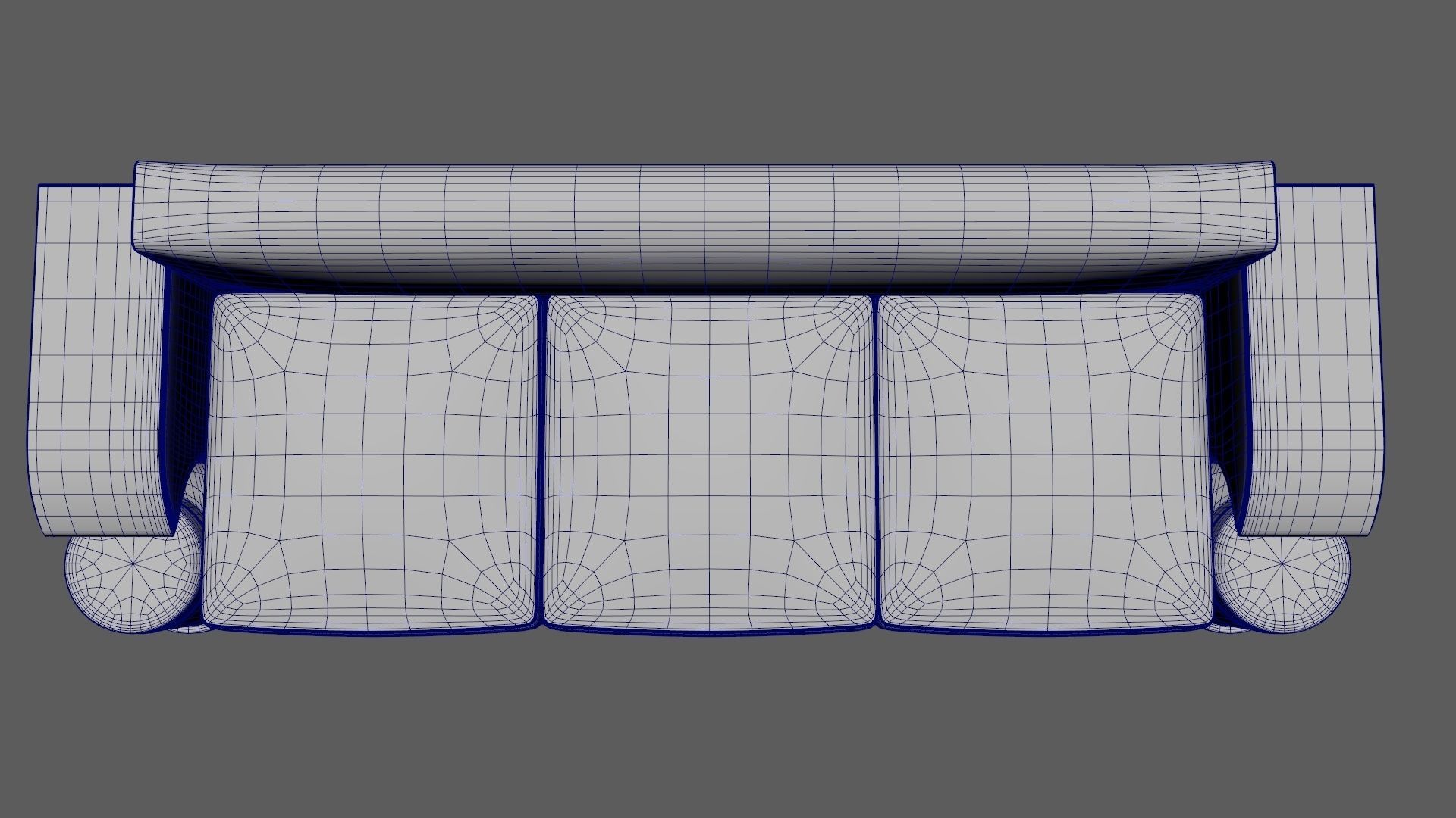 Art Deco Sofa South Africa 1930s 3D model_14