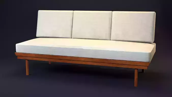 Sofa or Daybed from Knoll Antimott 1960s