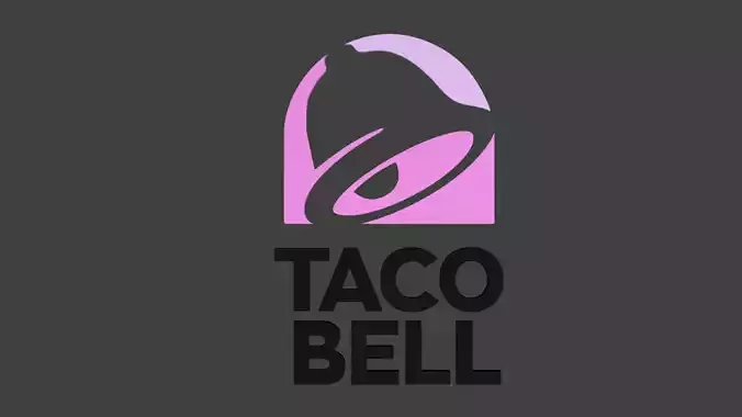 Toco bell Logo 3D model
