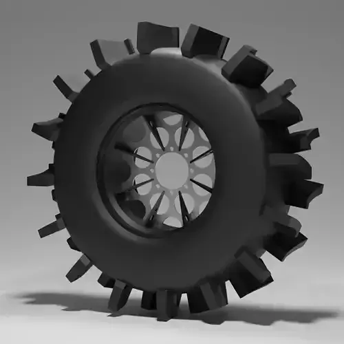 Paddy Tire and Rim 1