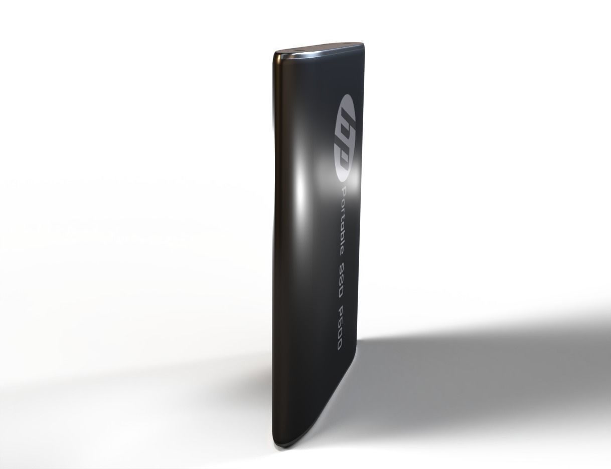 Hp P500 Portable Ssd 500gb Free low-poly 3D model_3