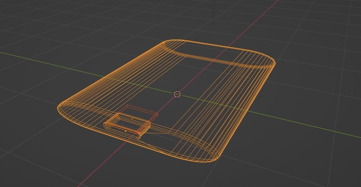 Hp P500 Portable Ssd 500gb Free low-poly 3D model_5