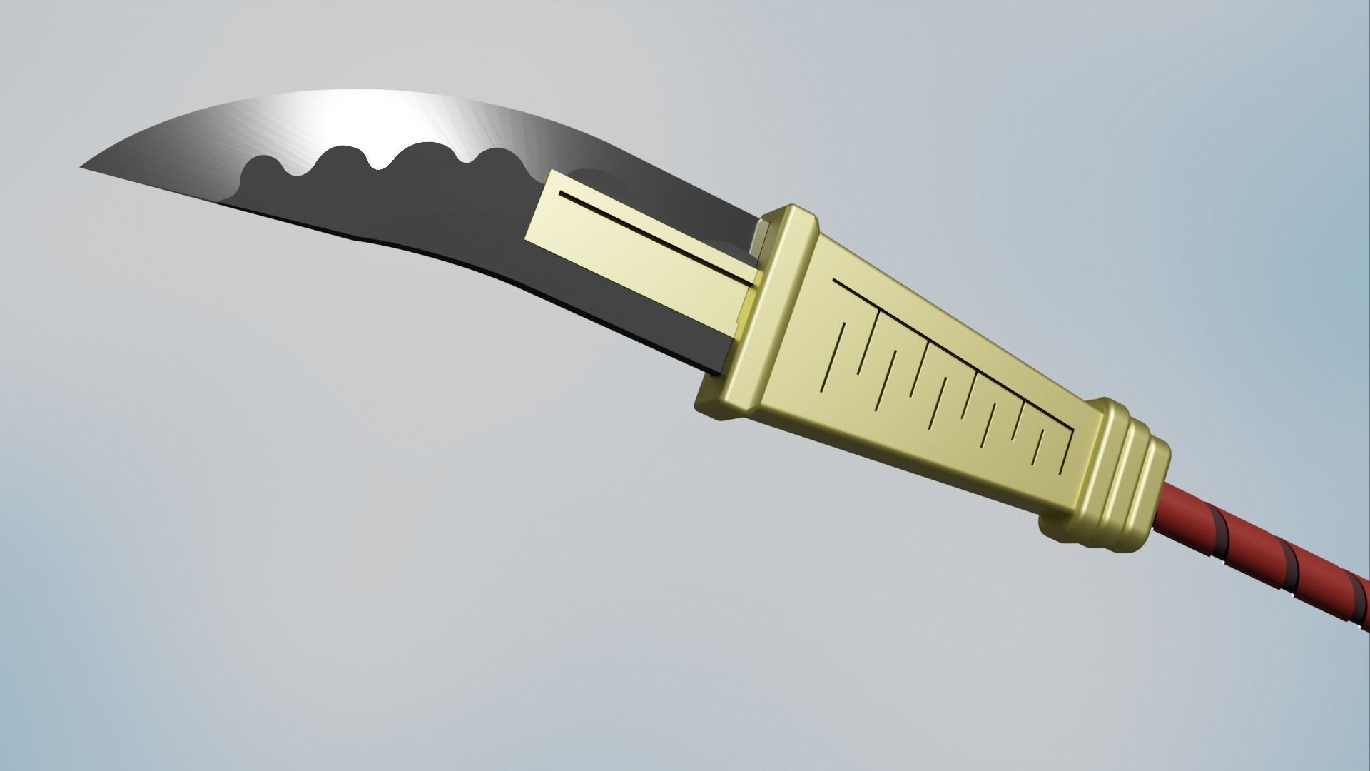 One Piece - White Beards Murakumogiri sword 3D print model_1