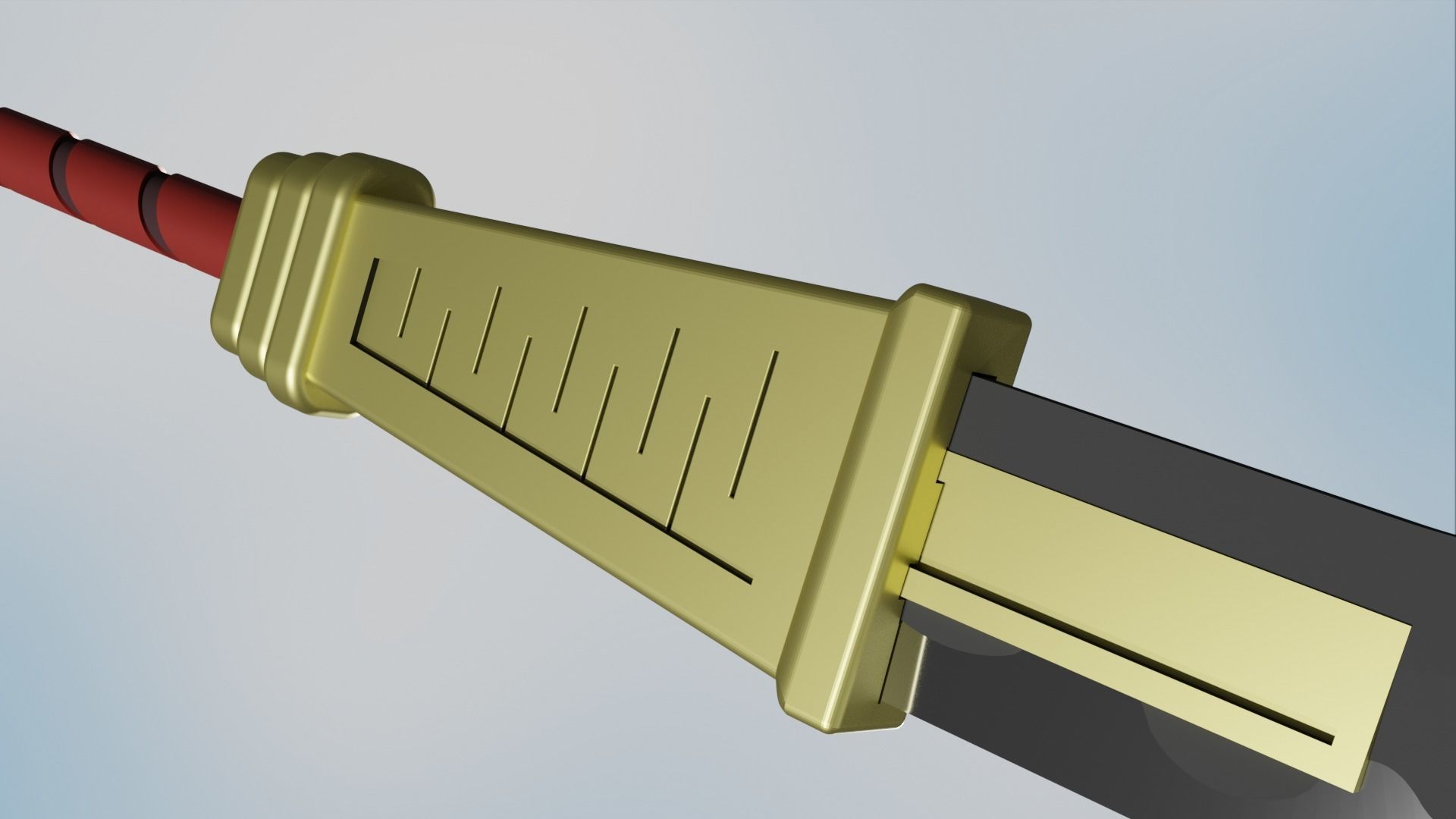 One Piece - White Beards Murakumogiri sword 3D print model_3
