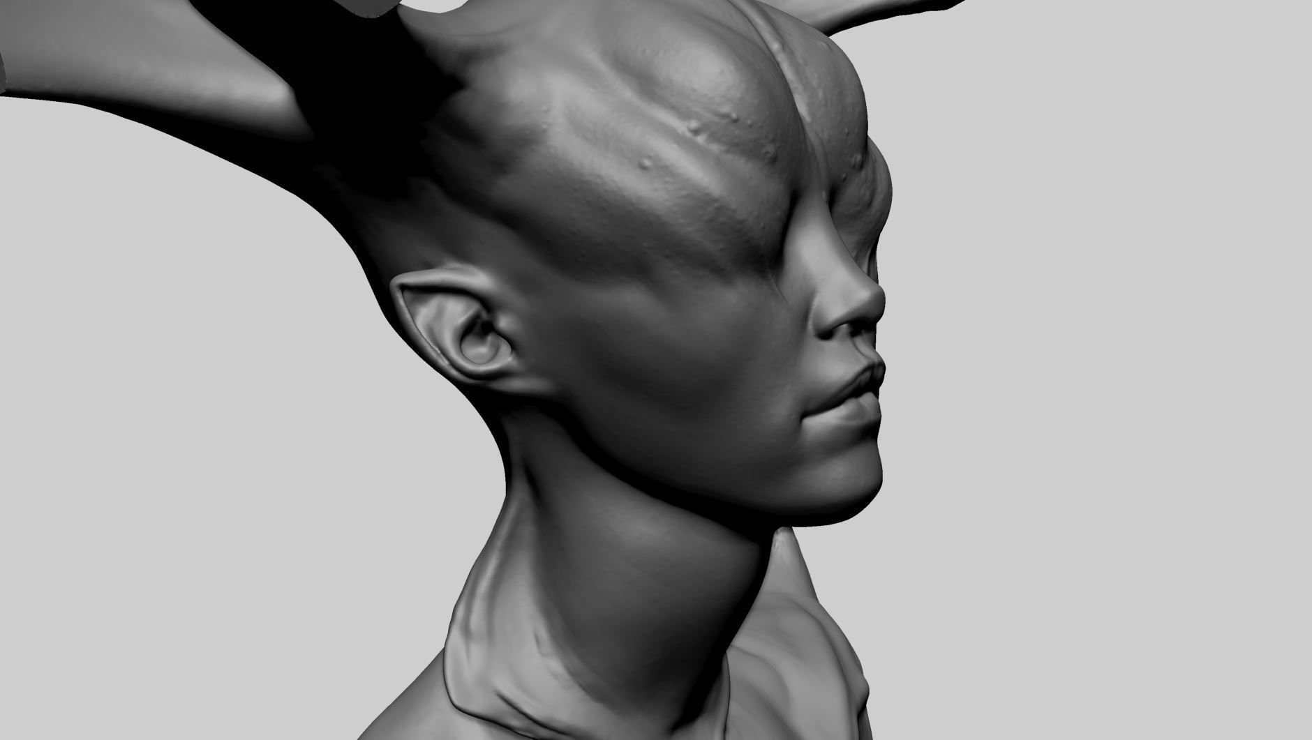 Concept Female 3D print model_10