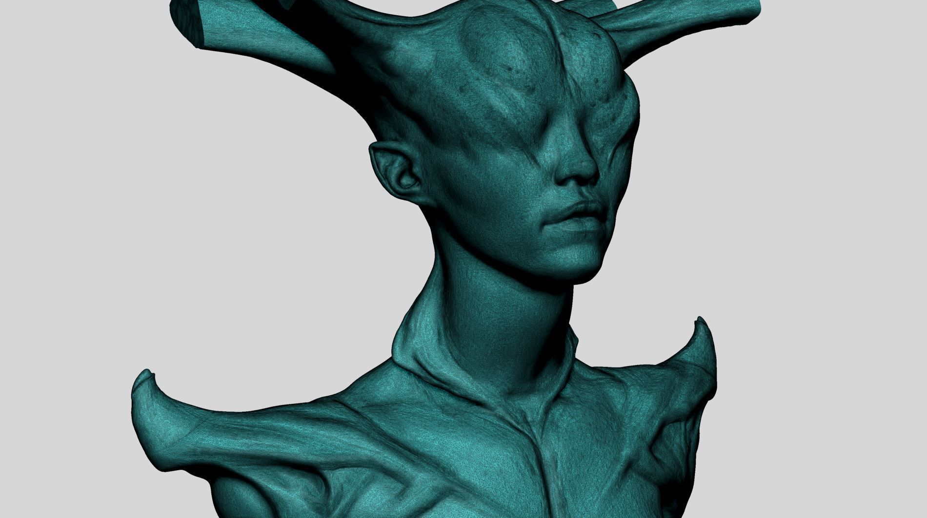 Concept Female 3D print model_11