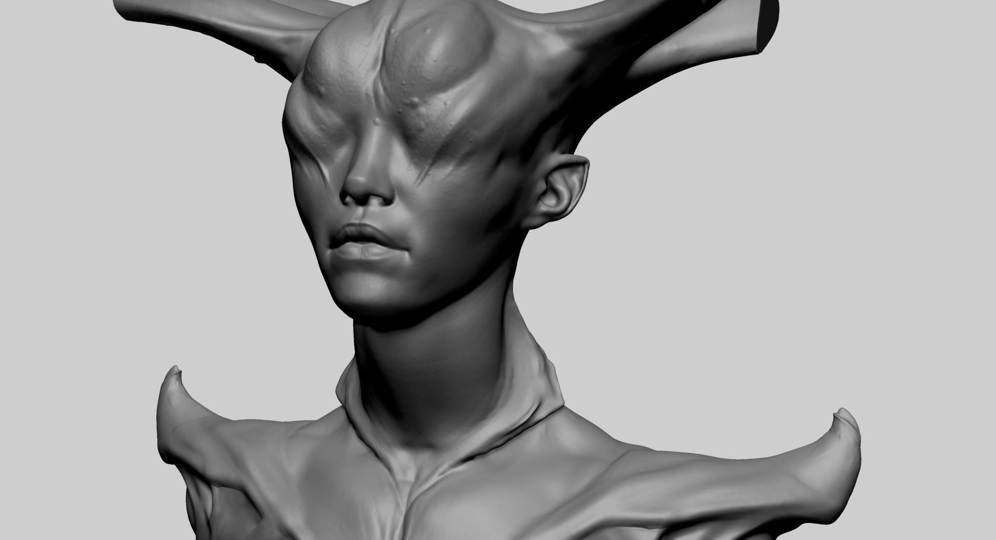 Concept Female 3D print model_9