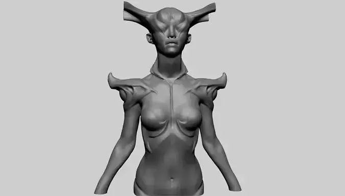 Concept Female 3D print model