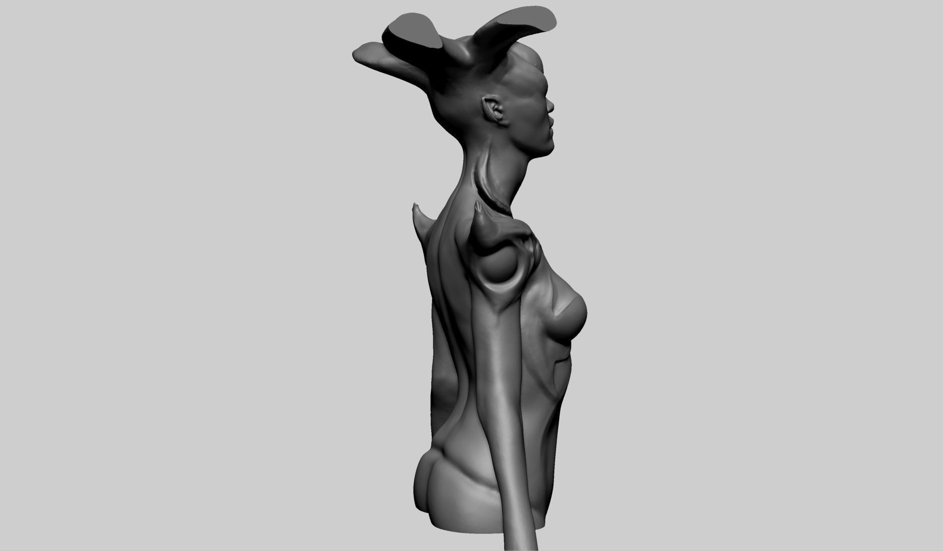Concept Female 3D print model_2