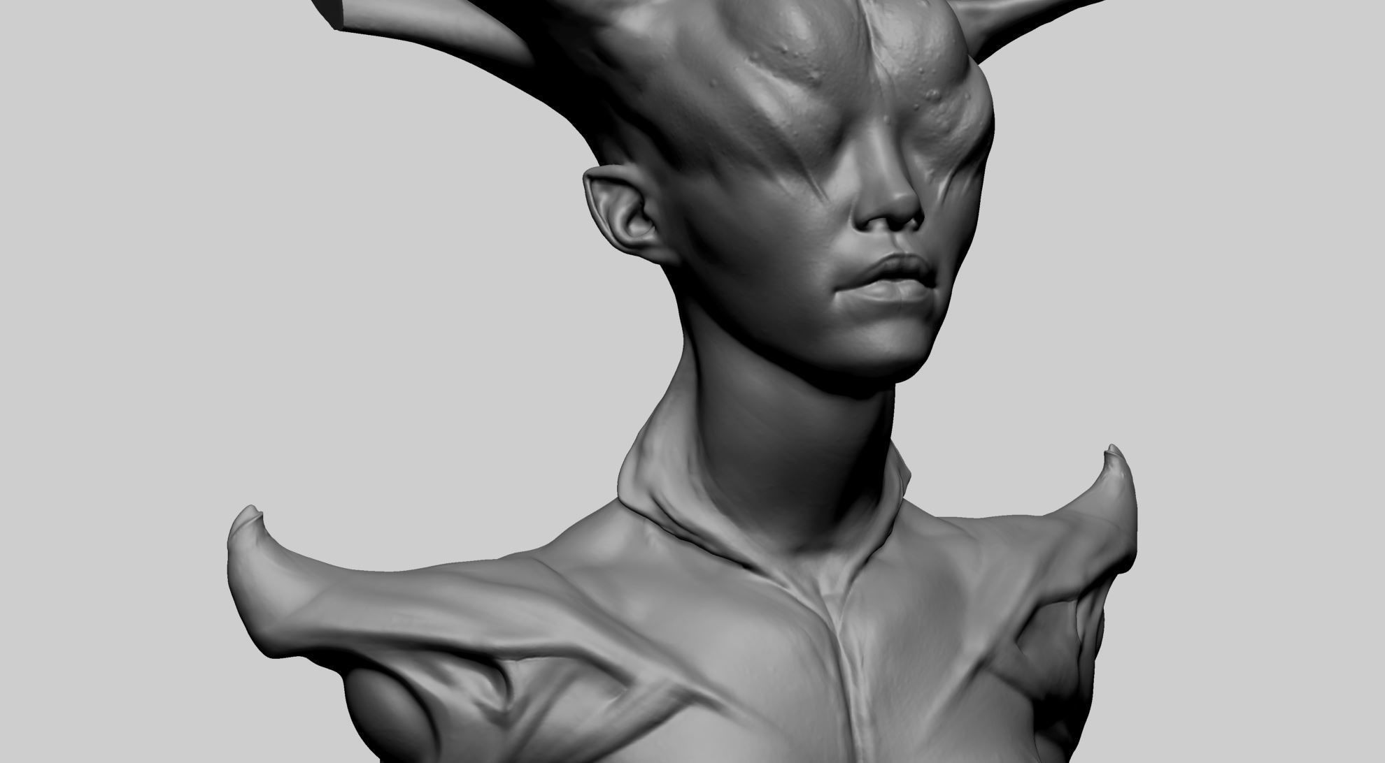 Concept Female 3D print model_8