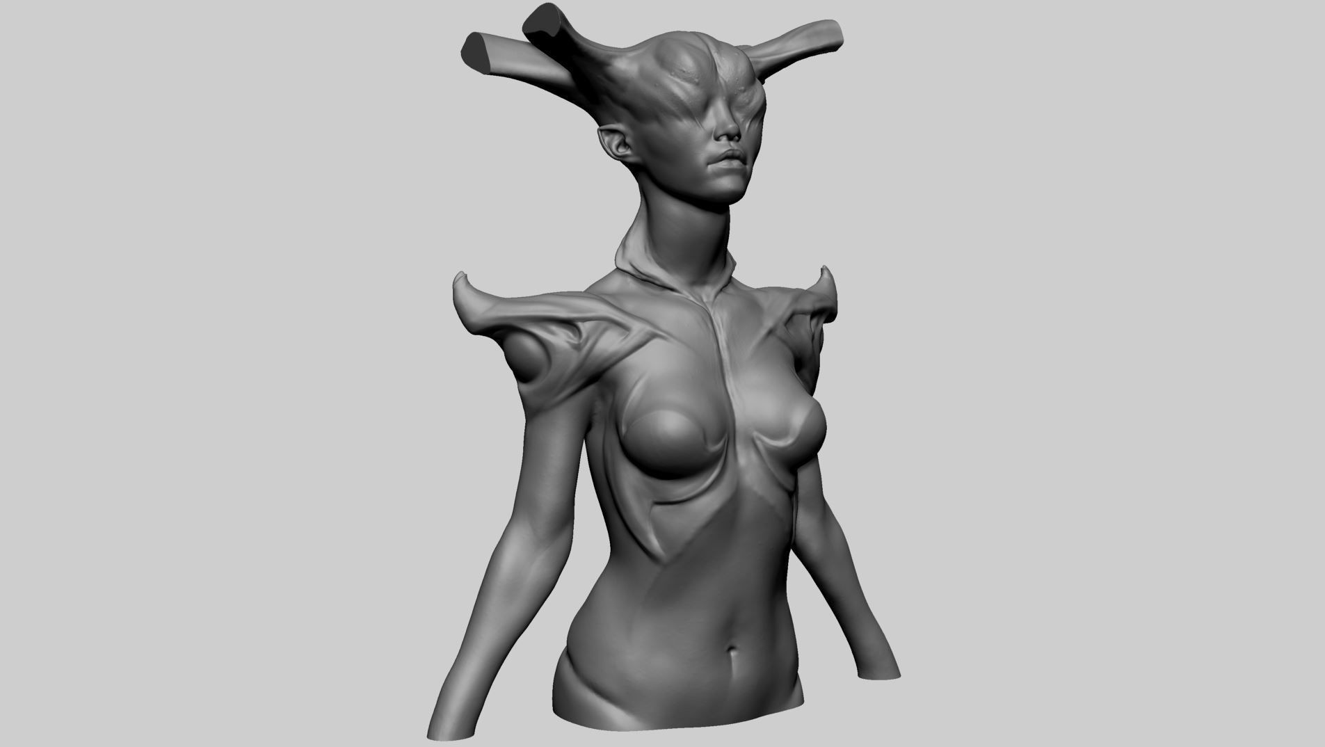 Concept Female 3D print model_1