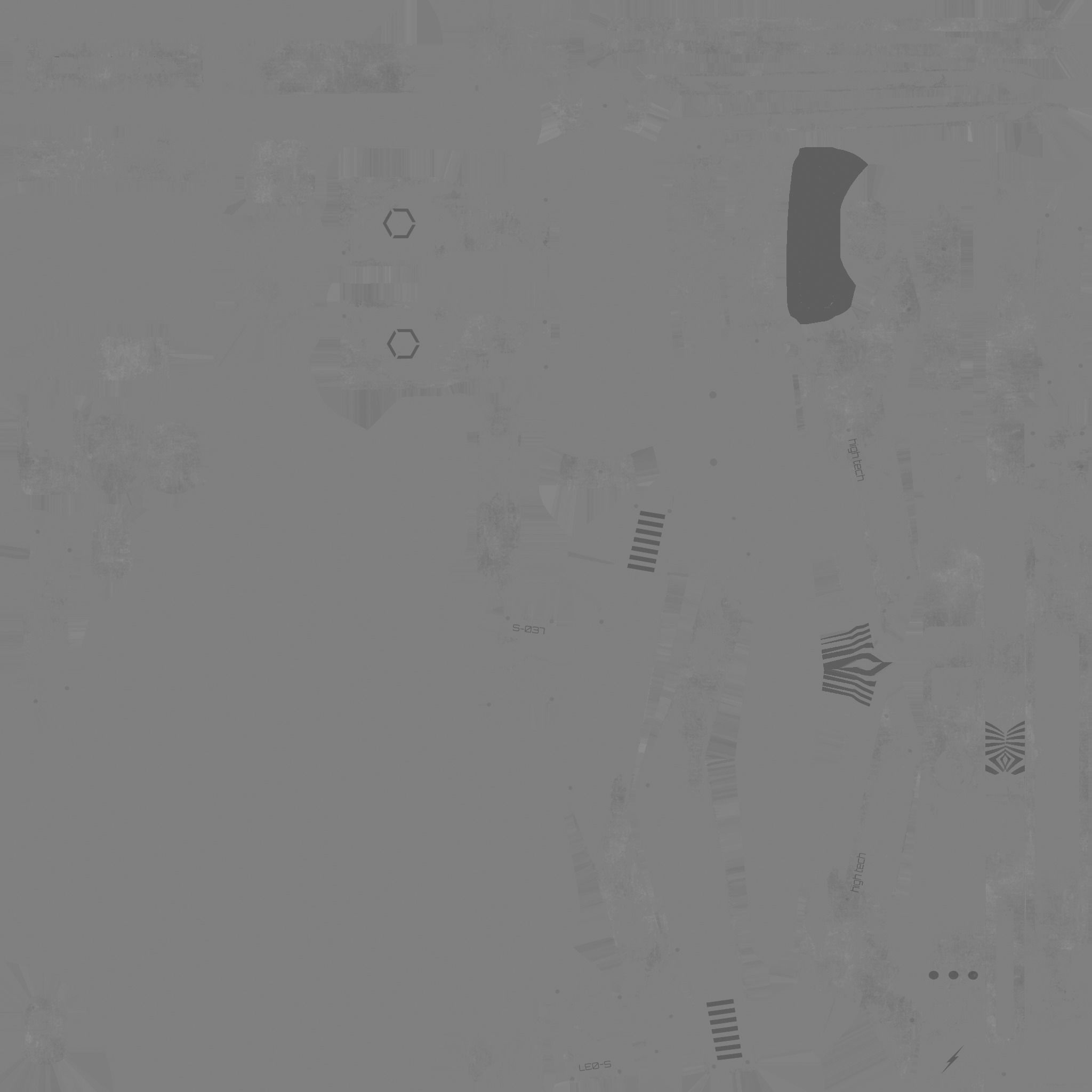 SciFi War Axe A08 Yellow - Sci Fi Weapon Design Low-poly 3D model_22