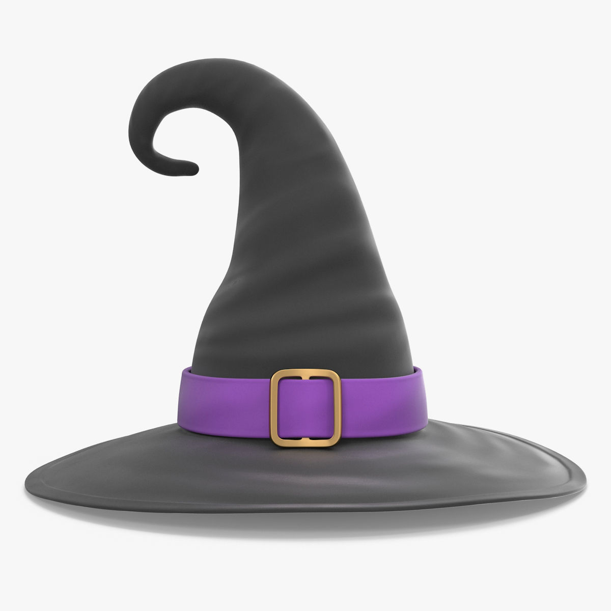 Witch Hat Low-poly 3D model_1