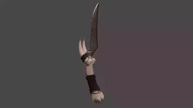 Stylized Tribal Knife