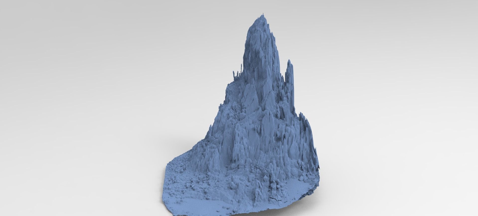 Cave Cliff 2 3D model_1