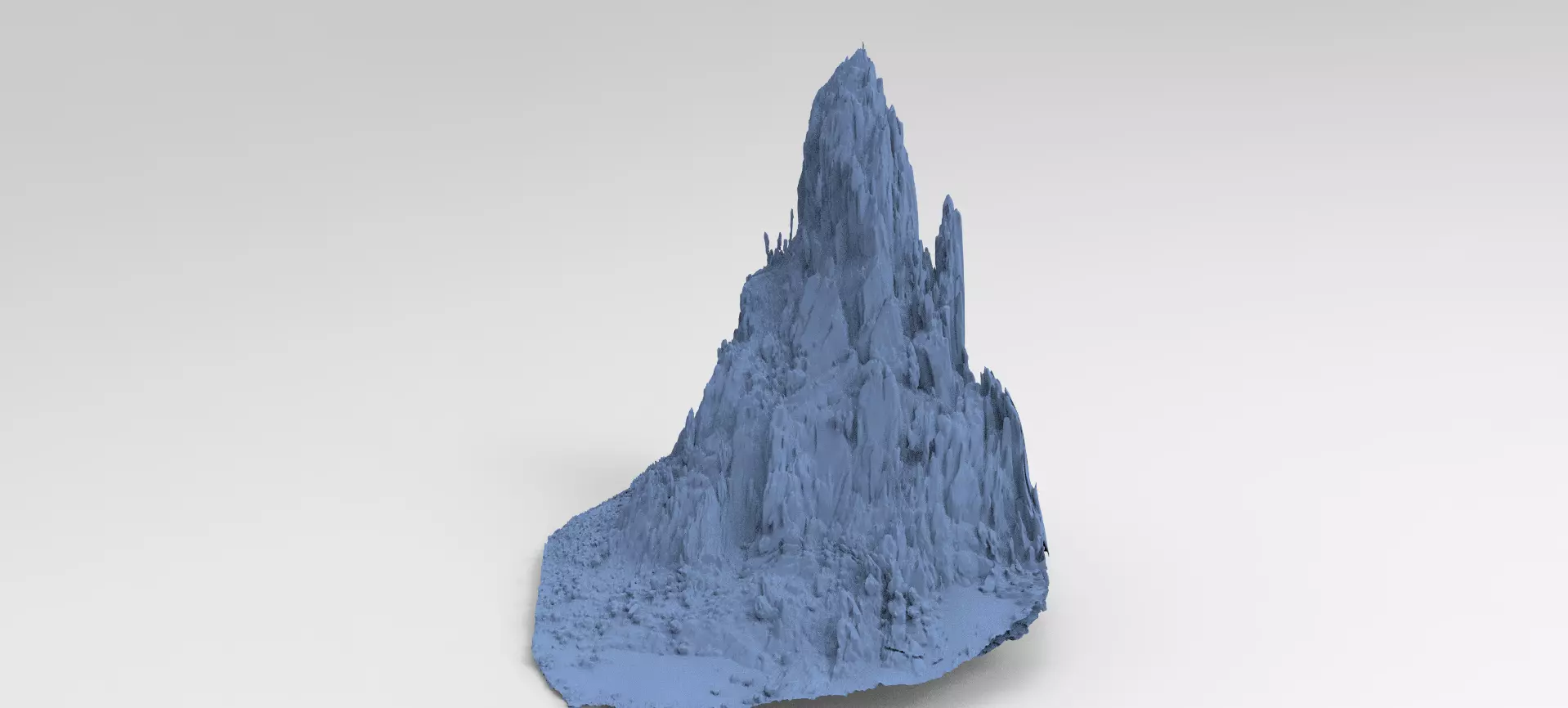 Cave Cliff 2 3D model_0